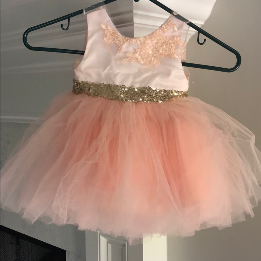 Baby sequin tutu dress